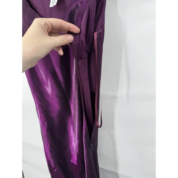 Alex Evenings Maxi Dress Women 6 Purple Mother Of The Bride Wedding Guest Glam - Picture 4 of 7